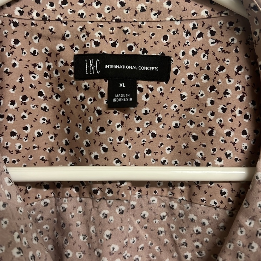 INC Men’s long sleeve button up casual dressy INC MACY’S